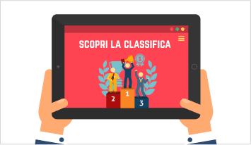 Nei concorsi con classifica o graduatoria l'utente scopre la posizione dopo aver raggiunto un preciso obiettivo